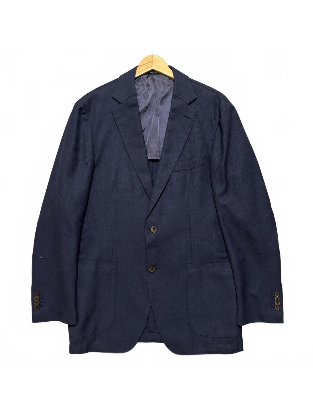 Suitsupply Vitale Barberis Canonico Wool Blazer Men's 42 Navy Preppy Tailored